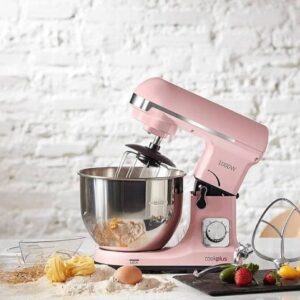 همزن کاسه ای حرفه ای کوک پلاس Quieck chef 1001 صورتی
