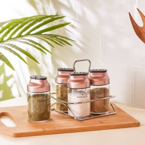 جا ادویه ای استندی کاراجا مدل Tottori رزگلد