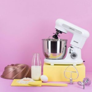همزن کاسه ای حرفه ای امسان مدل Bella Gusto مینی سفید