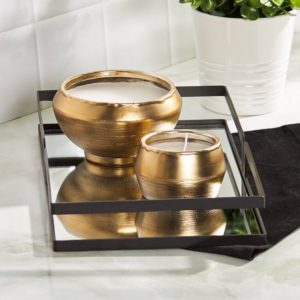 سینی پذیرایی کاراجا مدل Siyah Aynali مشکی