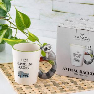 ماگ کاراجا مدل Animal Raccoon طرح راکُن