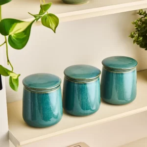 ست بانکه و پاسماوری 3 عددی کاراجا مدل Lola سبز یشمی